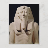 Sitzstatue Sesostris I, ursprünglich Mortuary Postkarte (Vorderseite)