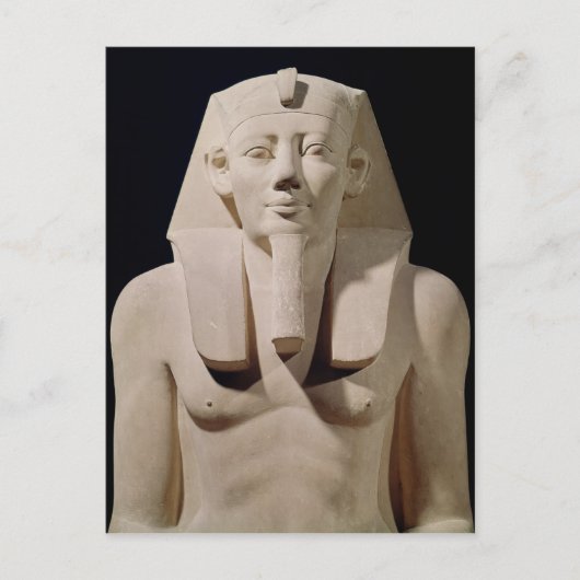 Sitzstatue Sesostris I, ursprünglich Mortuary Postkarte (Vorderseite)