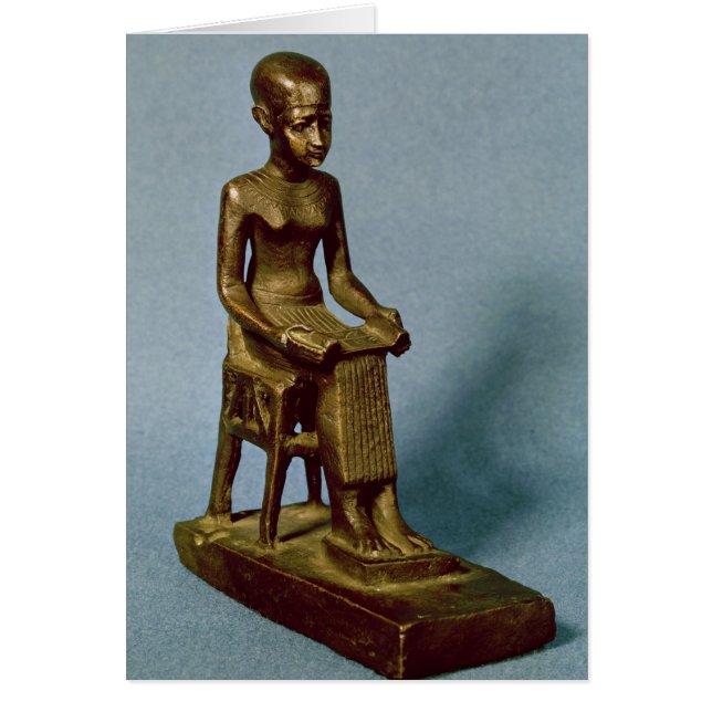 Sitzstatue von Imhotep ein offenes halten (Vorne)