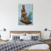 Sitzstatue von Imhotep mit offener Sitzecke Leinwanddruck (Insitu (Schlafzimmer))