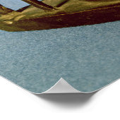 Sitzstatue von Imhotep mit offener Sitzecke Poster (Ecke)