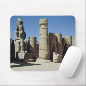 Sitzstatue von Ramesses II Mousepad (Mit Mouse)