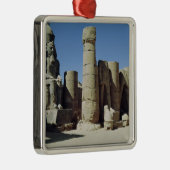 Sitzstatue von Ramesses II Silbernes Ornament (Rechts)