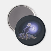 Sitzung am Mondlicht Magnet (Vorderseite/Rückseite)