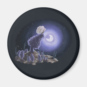 Sitzung am Mondlicht Magnet