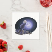 Sitzung am Mondlicht Serviette (Beispiel)