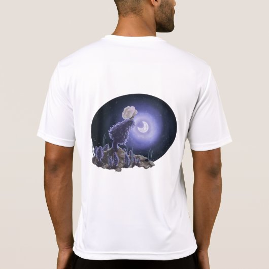 Sitzung am Mondlicht T-Shirt (Rückseite)