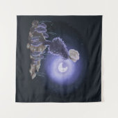 Sitzung am Mondlicht Wandteppich (Vorderseite (Horizontal))