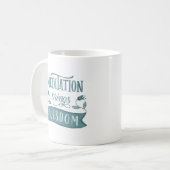 SITZUNG BRINGT WISDOM KAFFEETASSE (Vorderseite Links)