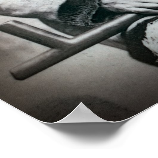 SITZUNG BULL LAKOTA CHIEF 1884 POSTER (Ecke)