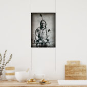 SITZUNG BULL LAKOTA CHIEF 1884 POSTER (Küche)