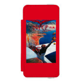 Sitzung D Luftfahrt in Nizza, Frankreich-Plakat Incipio iPhone Geldbeutel-Hülle (Folio Vorderseite)