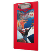 Sitzung D Luftfahrt in Nizza, Frankreich-Plakat Klemmbrett (Links)