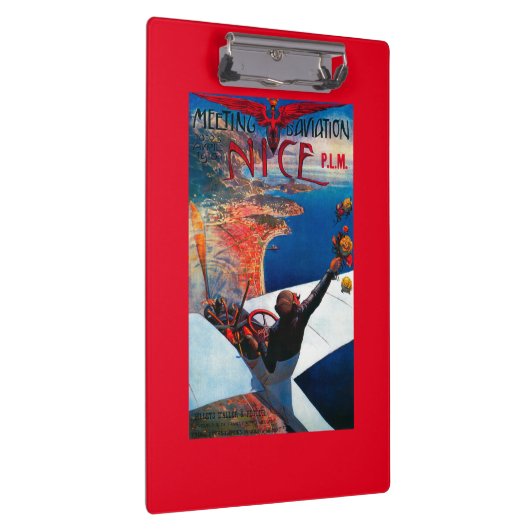 Sitzung D Luftfahrt in Nizza, Frankreich-Plakat Klemmbrett (Rechts)