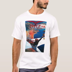 Sitzung D Luftfahrt in Nizza, Frankreich-Plakat T-Shirt
