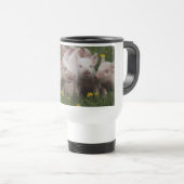 Sitzung der drei kleinen Schweine Reisebecher (VorderseiteRechts)