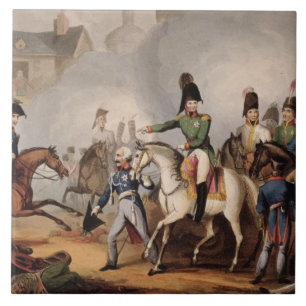 Sitzung der Kaiser des Russen und des Österreichs Fliese