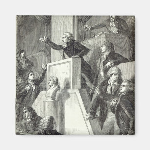 Sitzung der Nationalversammlung, 1791 Magnet