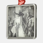 Sitzung der Nationalversammlung, 1791 Silbernes Ornament (Links)