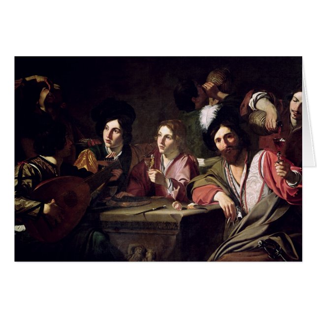 Sitzung der Trinker (Vorderseite (Horizontal))