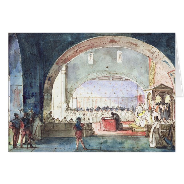 Sitzung des Kapitels des Auftrages vom Tempel (Vorderseite (Horizontal))