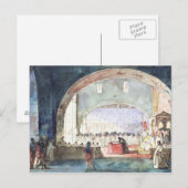 Sitzung des Kapitels des Ordens des Tempels Postkarte (Vorne/Hinten)