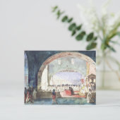 Sitzung des Kapitels des Ordens des Tempels Postkarte (Stehend Vorderseite)