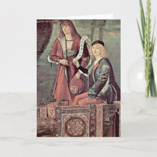 Sitzung von dem verlobten durch Vittore Carpaccio Karte