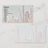 Sitzung von dem verlobten und vom Anfang Visitenkarte (Vorne/Hinten)