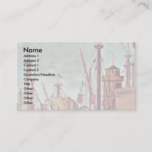 Sitzung von dem verlobten und vom Anfang Visitenkarte (Vorderseite)