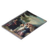 Sitzung von Jakob und von Laban mit Rachel, Leah Notizblock (Linke Seite)