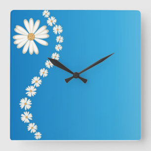 Sitzungen auf der Uhr am blauen Platz