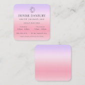 Sitzungen der beruflichen Beratungsgruppe Quadratische Visitenkarte (Vorne/Hinten)