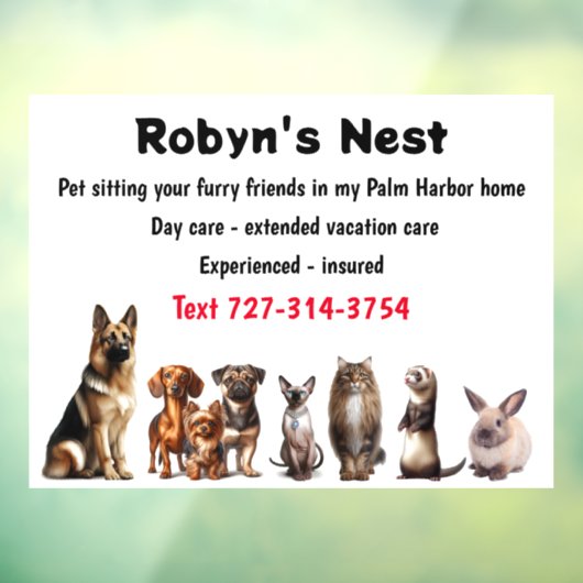 Sitzungsfenster Fensteraufkleber (Blatt 3)