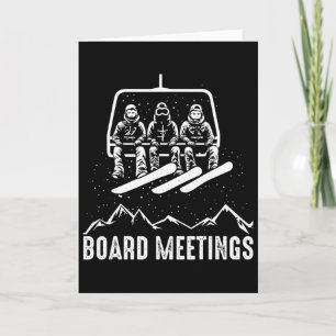 Sitzungskomitee Lustiges Snowboarden Wintersport M Karte