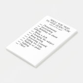 Sitzungsnotizen Post-it Klebezettel (angewinkelt)