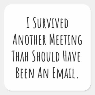 Sitzungstaste Quadratischer Aufkleber