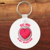Siu Mei Is My Valentine Barbecue Chinese Food Humo Schlüsselanhänger (Vorderseite)
