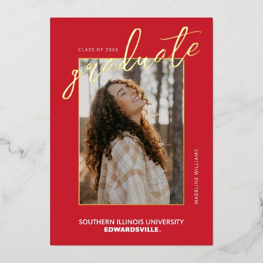 SIUE-Abschlussfeier Folieneinladung (Vorderseite)