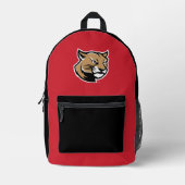 SIUE Cougars Bedruckter Rucksack (Vorderseite)