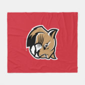 SIUE Cougars Fleecedecke (Vorderseite (Horizontal))