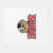 SIUE Cougars Fleecedecke (Vorderseite (Horizontal))