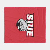 SIUE Cougars Fleecedecke (Vorderseite (Horizontal))