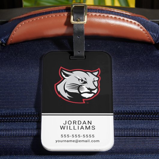 SIUE Cougars Gepäckanhänger (Vorderseite Insitu 2)