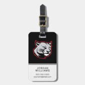 SIUE Cougars Gepäckanhänger (Vorderseite vertikal)