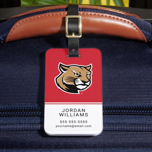 SIUE Cougars Gepäckanhänger (Vorderseite Insitu 2)