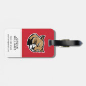 SIUE Cougars Gepäckanhänger (Rückseite horizontal)
