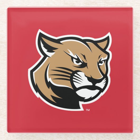 SIUE Cougars Glasuntersetzer (Vorderseite)