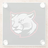 SIUE Cougars Glasuntersetzer (Rückseite)