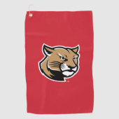 SIUE Cougars Golfhandtuch (Vorderseite)